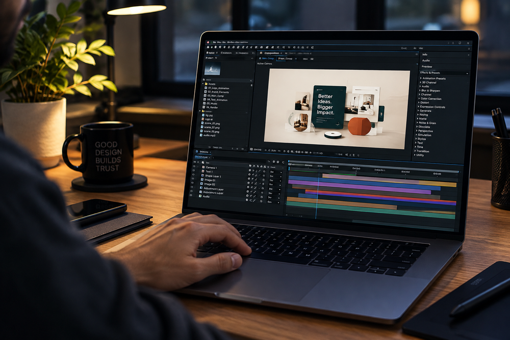 The Web Tech creative project preview