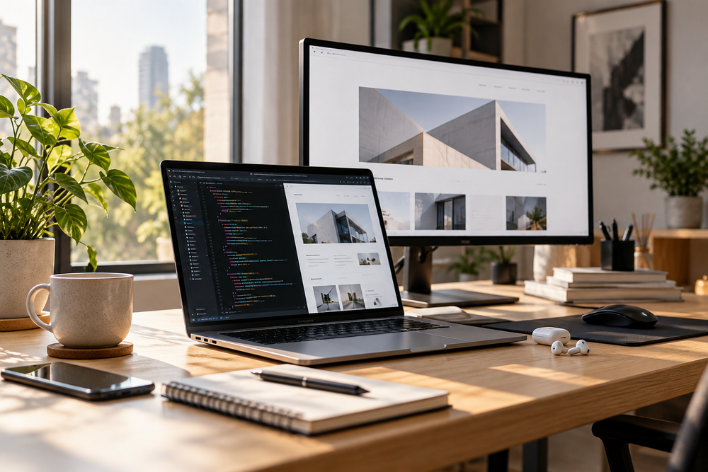 The Web Tech creative project preview